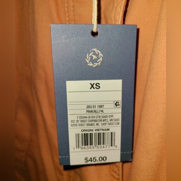 Light Orange Canvas Jacket - Picture 3 of 4